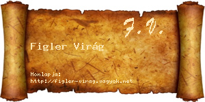 Figler Virág névjegykártya